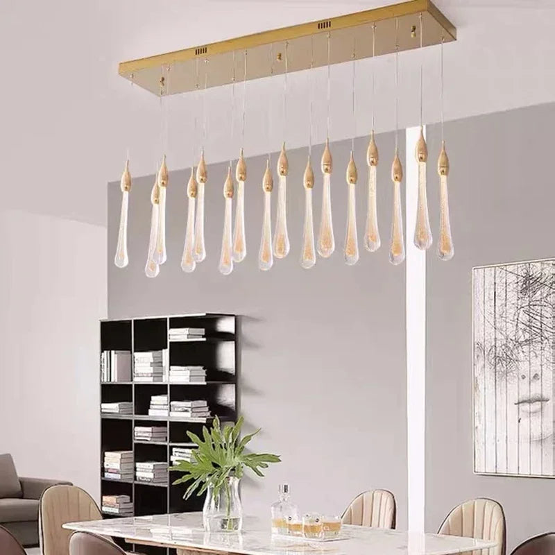 OrionCascade™ – Grand Crystal LED Staircase Chandelier