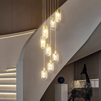 CrystalAura™ – Postmodern Copper & Crystal Chandelier