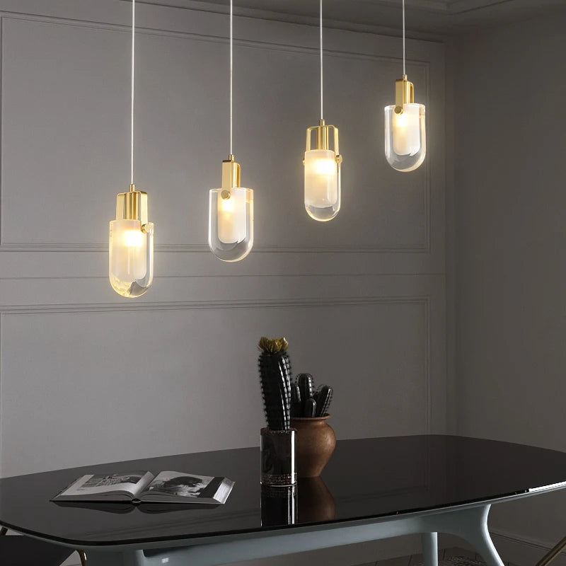 CrystalAura™ – Postmodern Copper & Crystal Chandelier