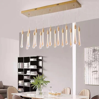 OrionCascade™ – Grand Crystal LED Staircase Chandelier