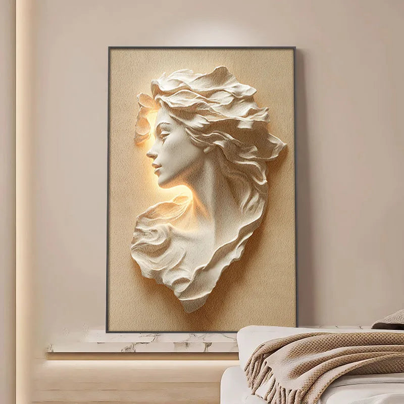 NovaGlow™ – LED-Lit Minimalist Hallway Wall Decor
