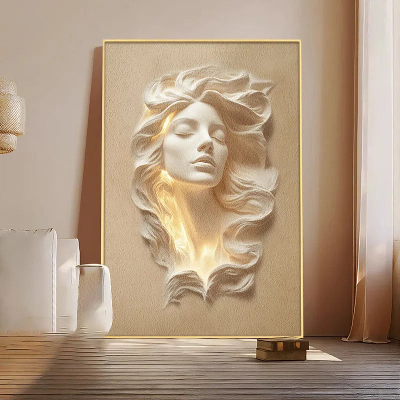 NovaGlow™ – LED-Lit Minimalist Hallway Wall Decor
