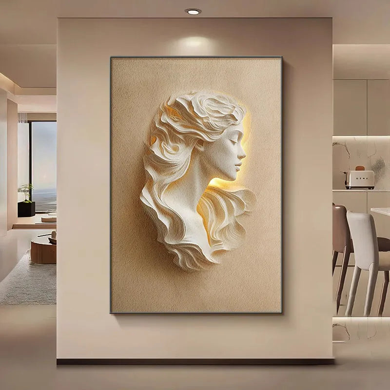 NovaGlow™ – LED-Lit Minimalist Hallway Wall Decor